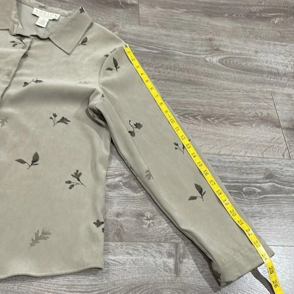 Vintage Norton McNaughton Skirt Set Long Sleeve Button Up Top 12/14 - Picture 15 of 16